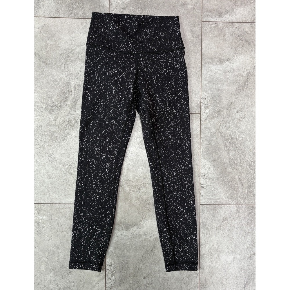 Lululemon Wunder Under High Rise 7/8 Tight 25" Magnetized Jacquard Athleisure